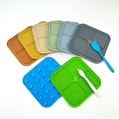 4-Texture Dog Lick Mat with Suction Cup | Calming Enrichment Mat for Dogs | Calmoroo