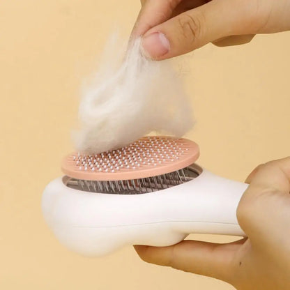 Cat & Dog Deshedding Brush | Self-Cleaning Paw Grooming Brush | Calmoroo