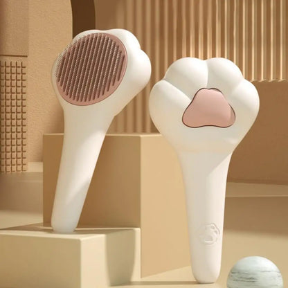 Cat & Dog Deshedding Brush | Self-Cleaning Paw Grooming Brush | Calmoroo