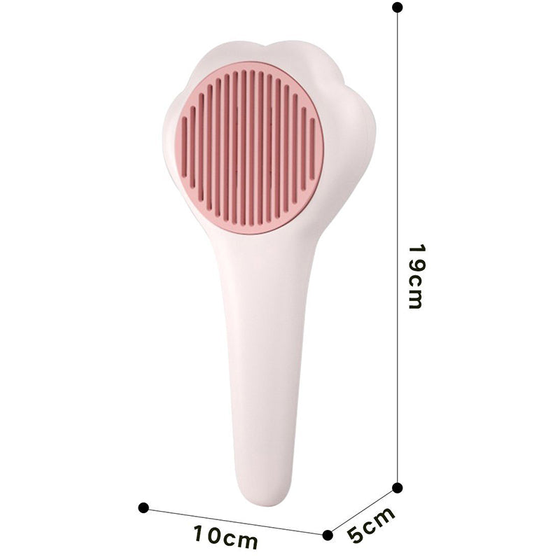 Cat & Dog Deshedding Brush | Self-Cleaning Paw Grooming Brush | Calmoroo